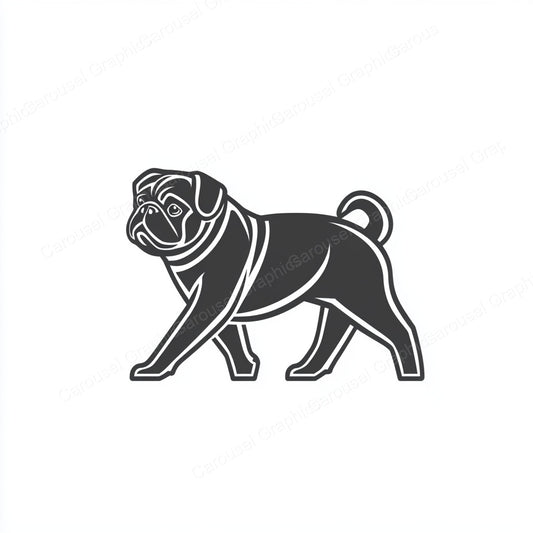 Pug Vector Graphic preview