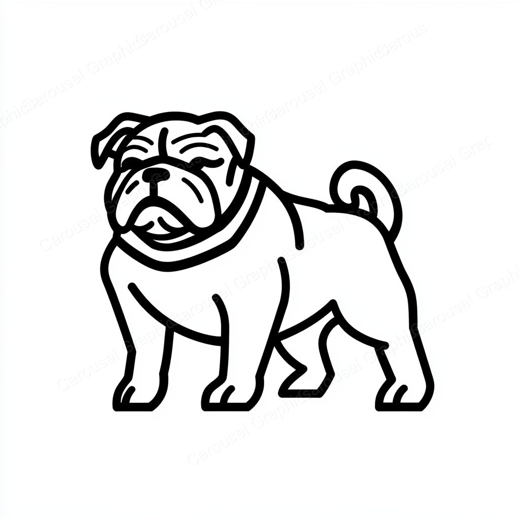 Bulldog Vector Graphic preview