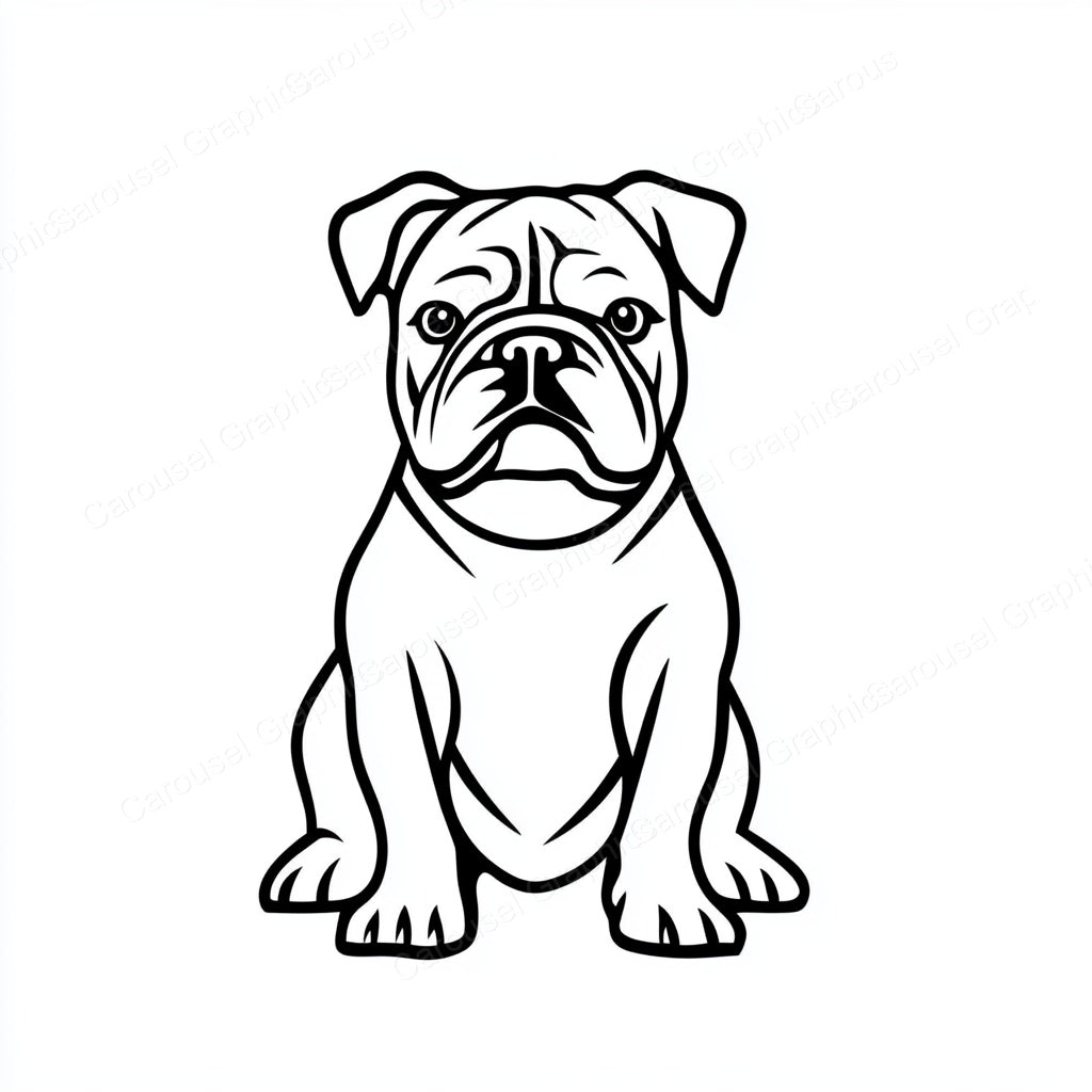 Bulldog Vector Graphic preview