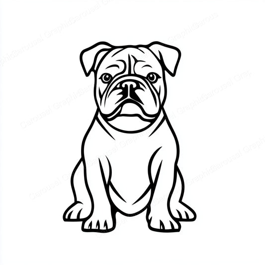 Bulldog Vector Graphic preview