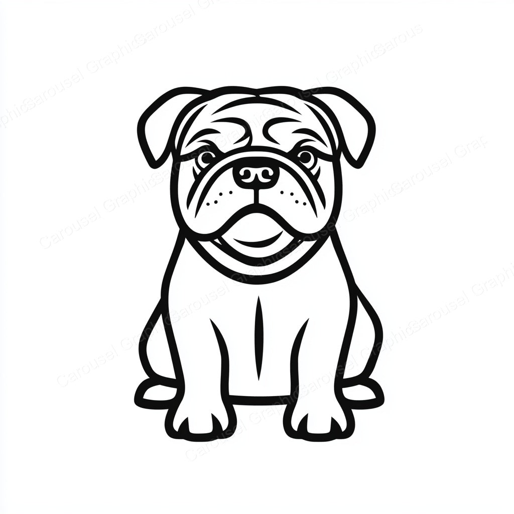 Bulldog Vector Graphic preview