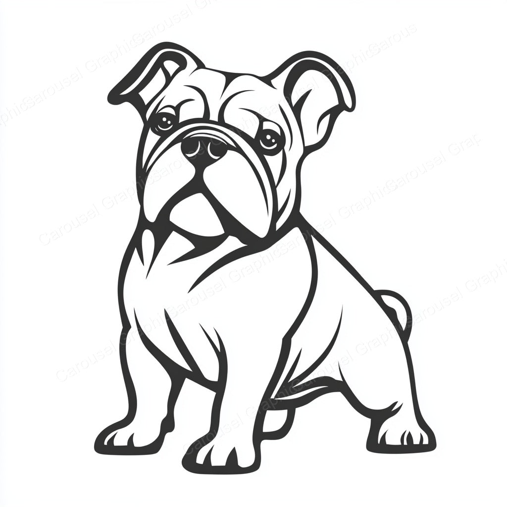 Bulldog Vector Graphic preview
