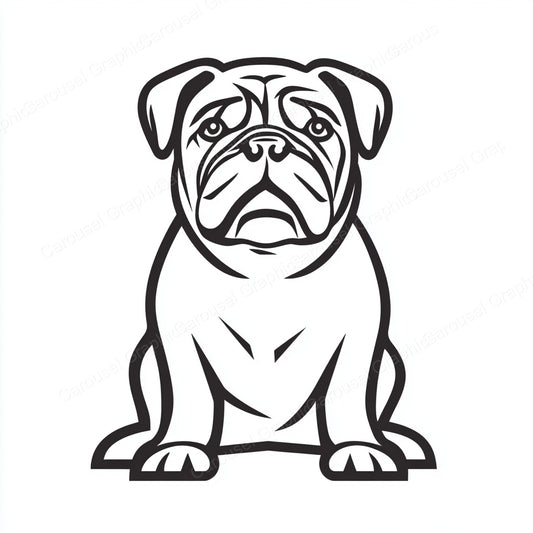 Bulldog Vector Graphic preview