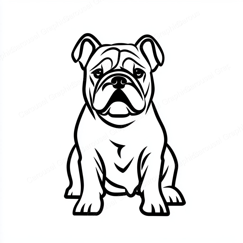 Bulldog Vector Graphic preview