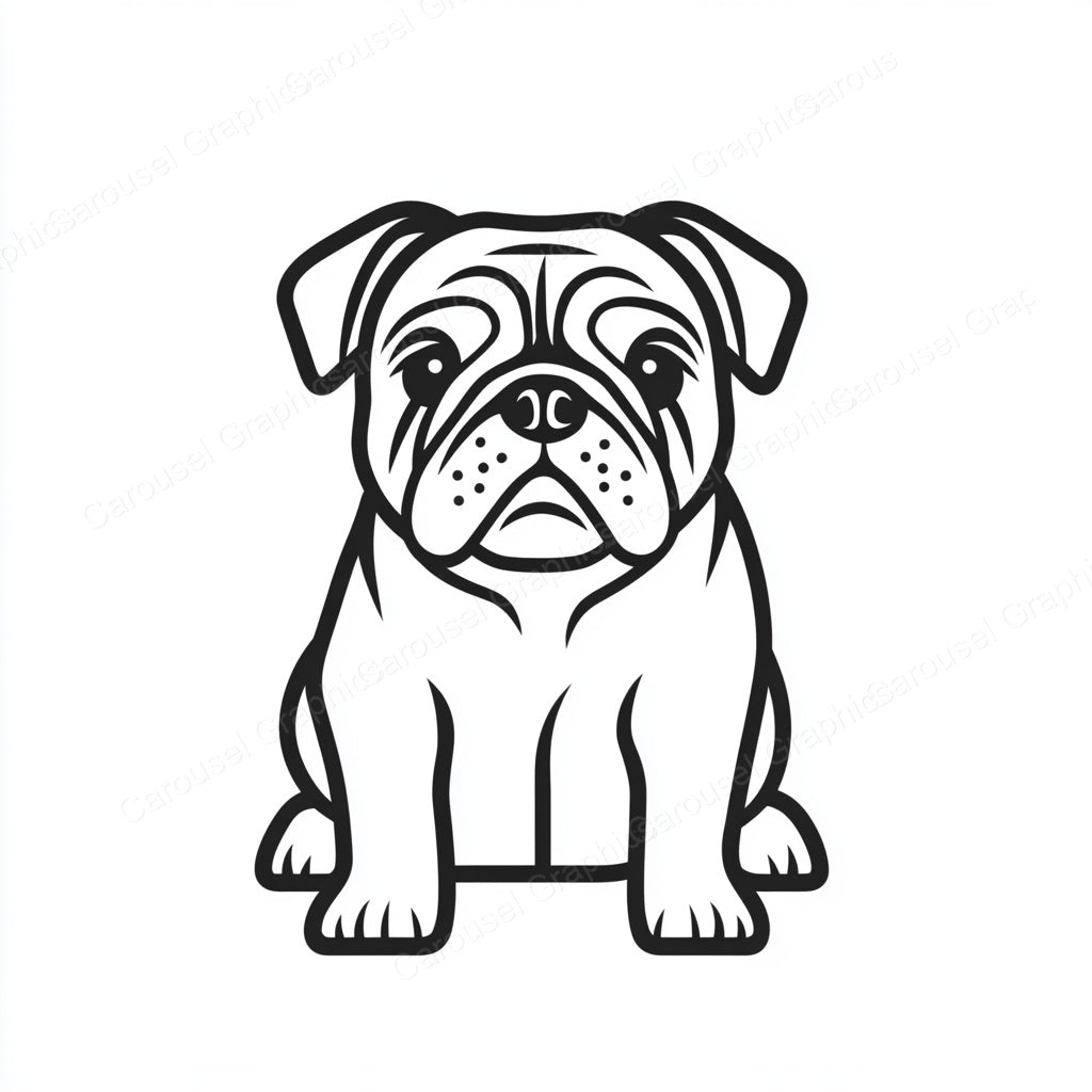 Bulldog Vector Graphic preview