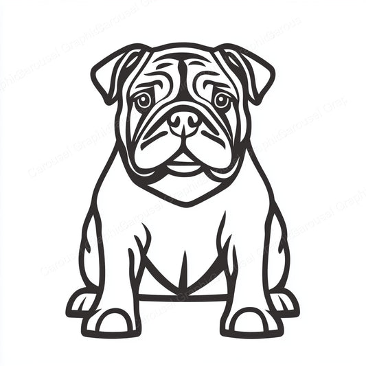 Bulldog Vector Graphic preview