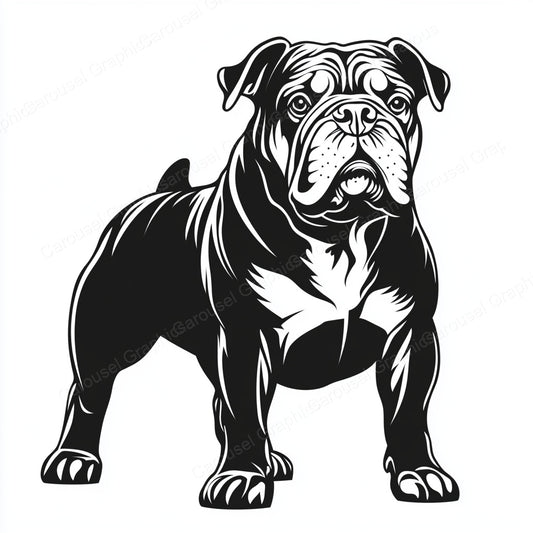Bulldog Vector Graphic preview