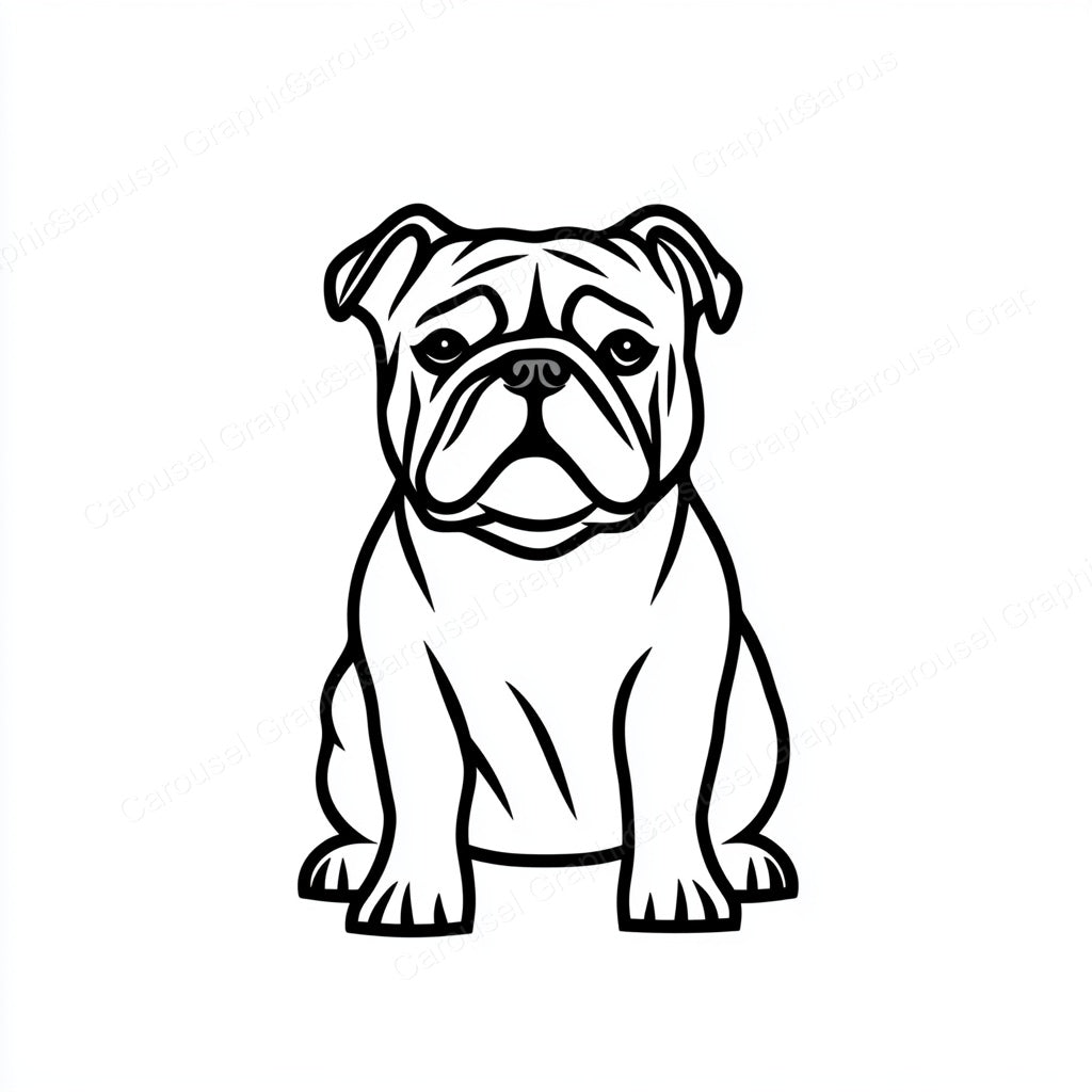 Bulldog Vector Graphic preview