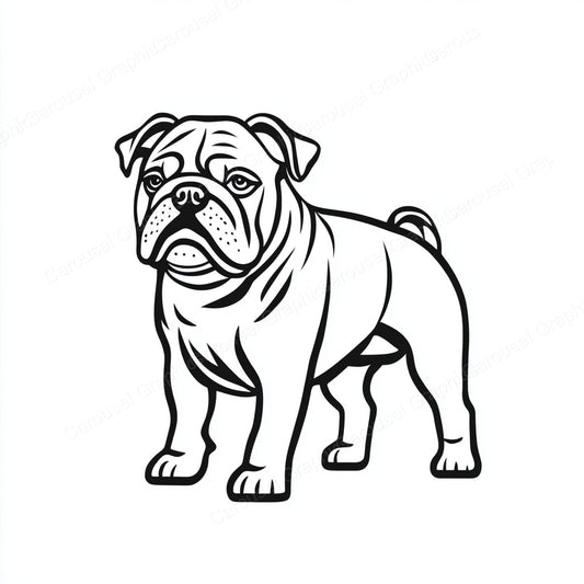 Bulldog Vector Graphic preview