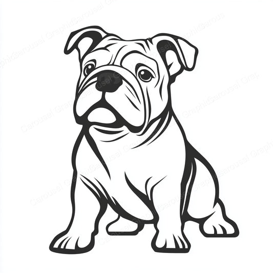 Bulldog Vector Graphic preview