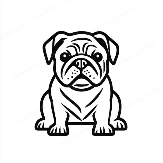 Bulldog Vector Graphic preview