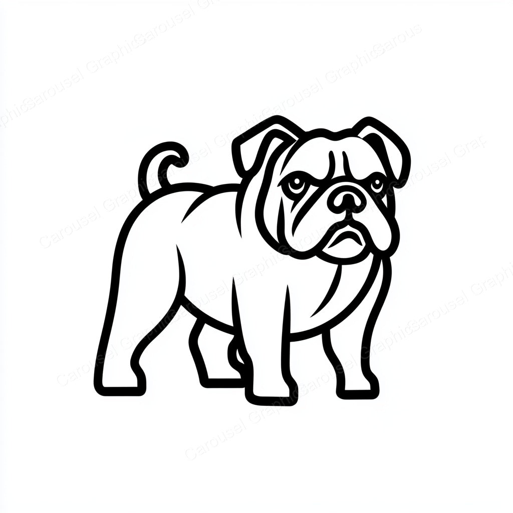 Bulldog Vector Graphic preview