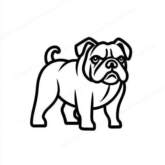 Bulldog Vector Graphic preview