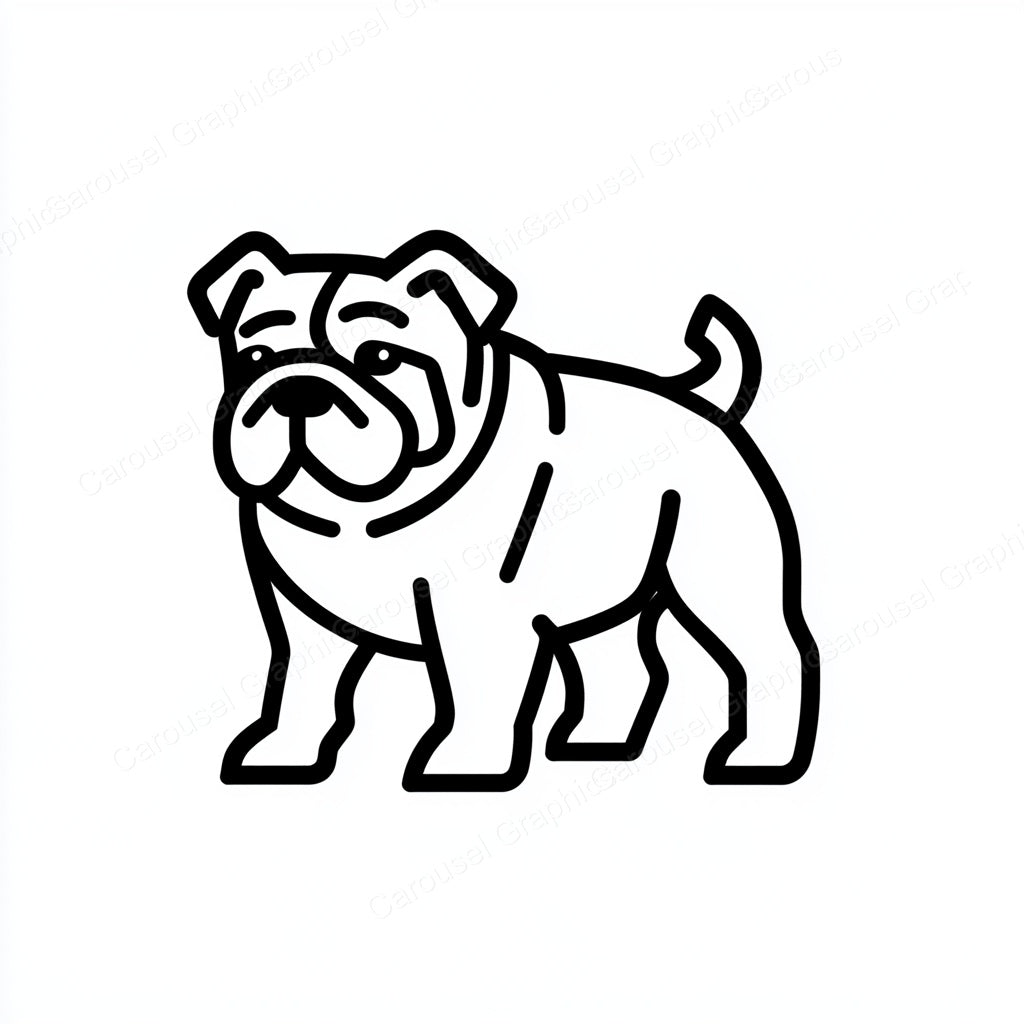 Bulldog Vector Graphic preview