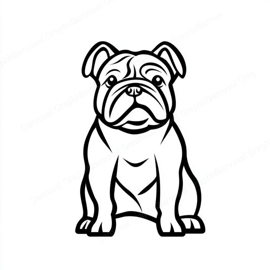 Bulldog Vector Graphic preview