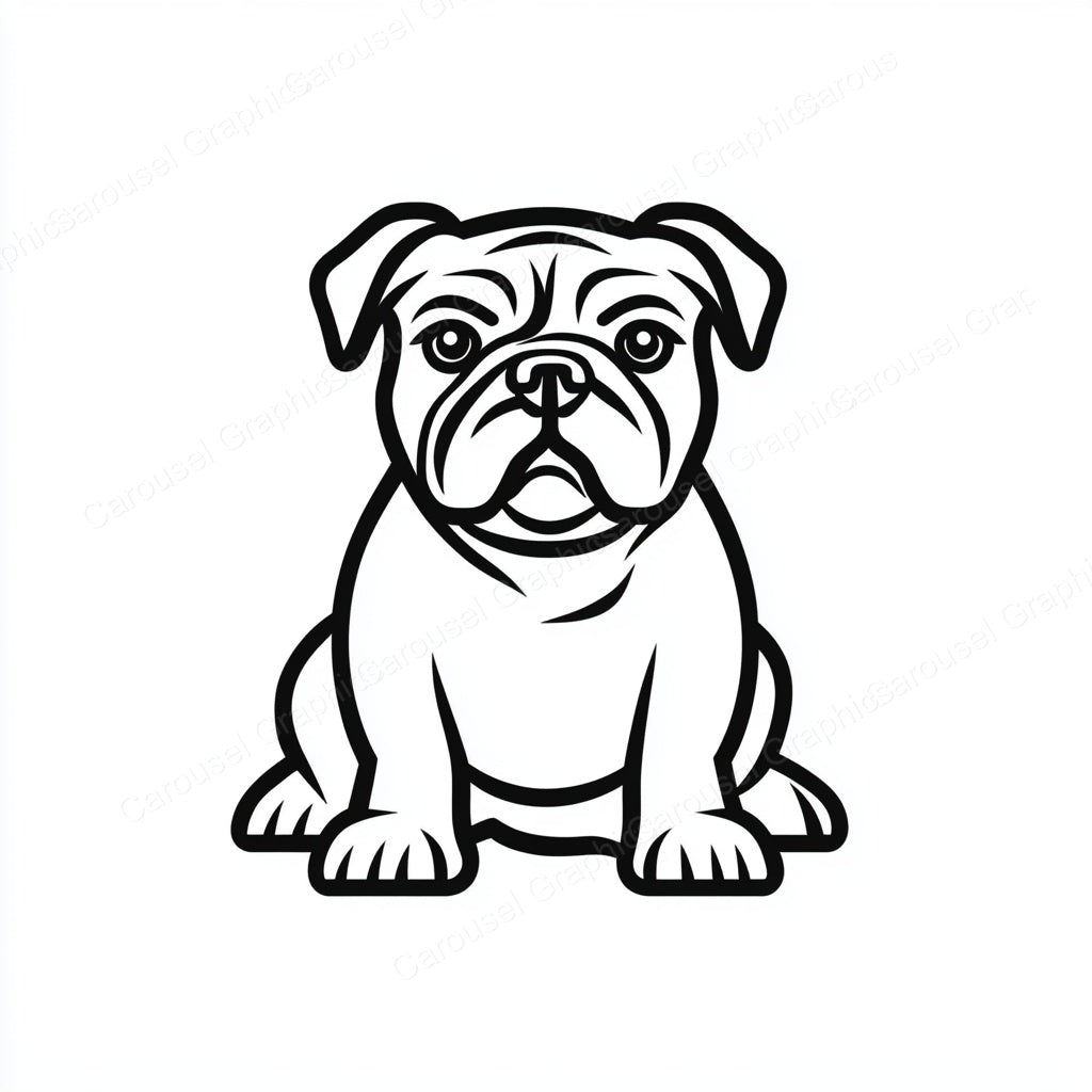 Bulldog Vector Graphic preview