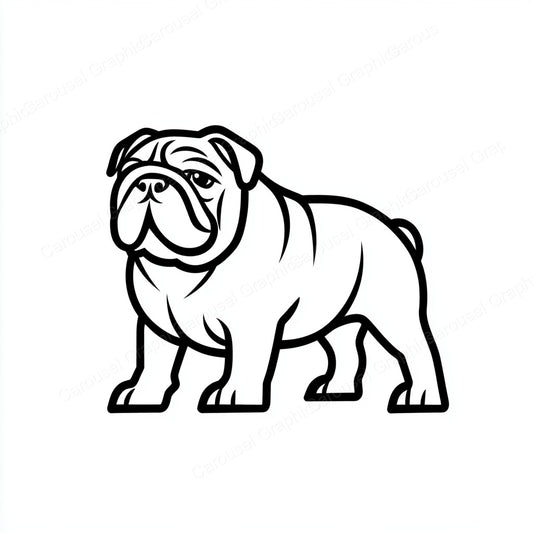 Bulldog Vector Graphic preview