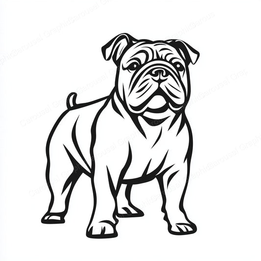 Bulldog Vector Graphic preview