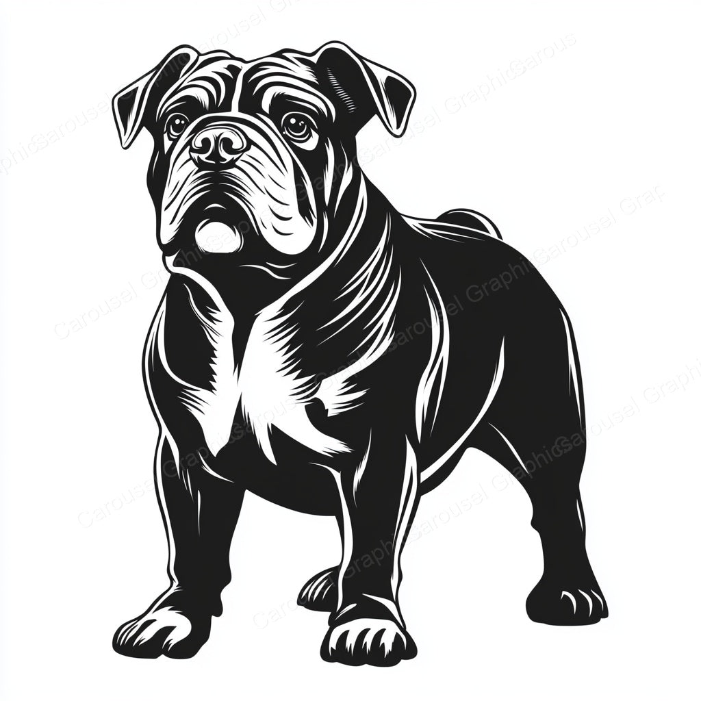 Bulldog Vector Graphic preview