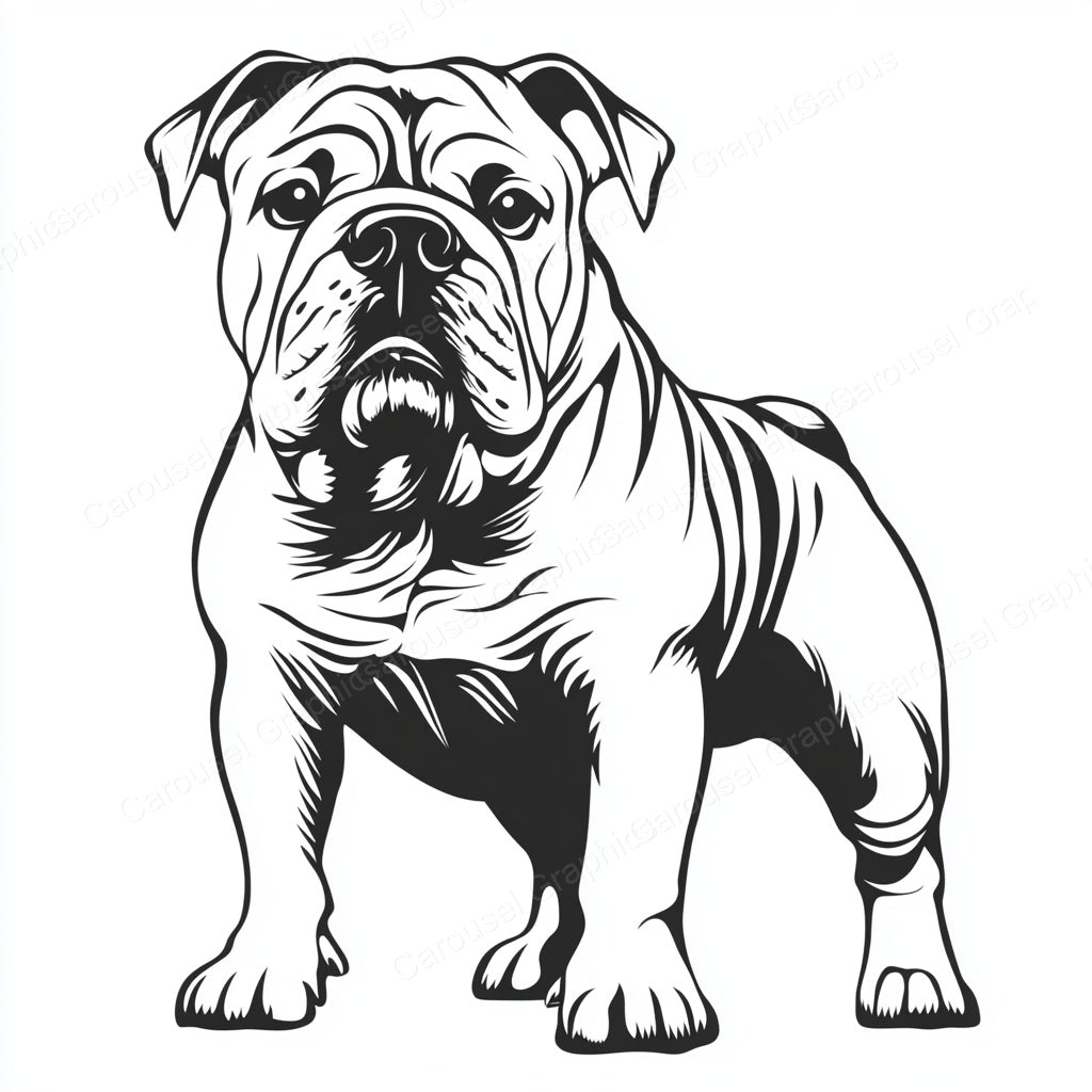 Bulldog Vector Graphic preview