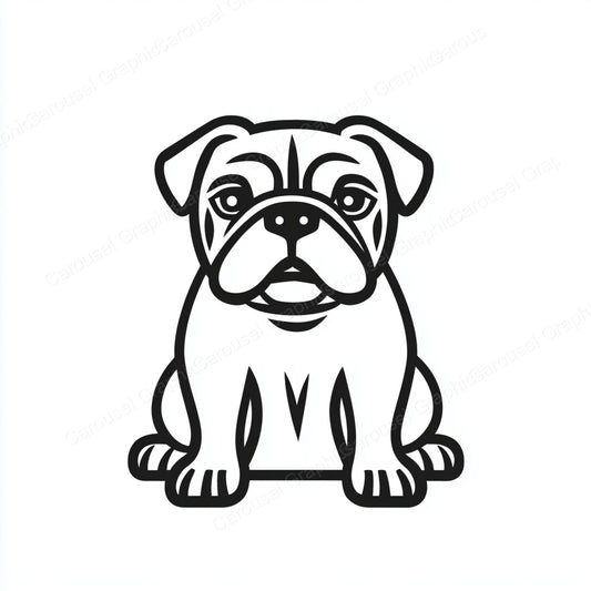 Bulldog Vector Graphic preview