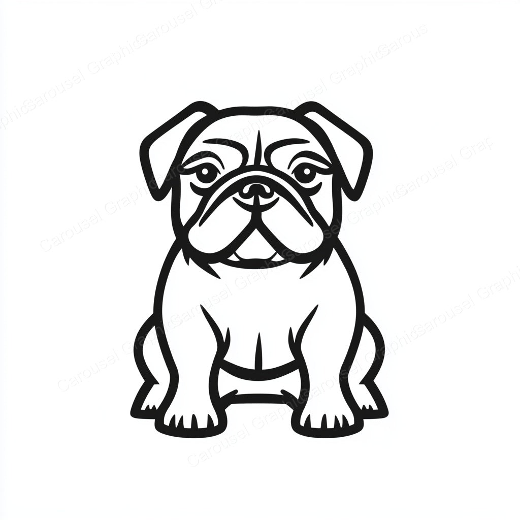 Bulldog Vector Graphic preview