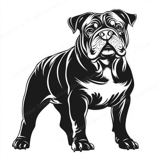 Bulldog Vector Graphic preview