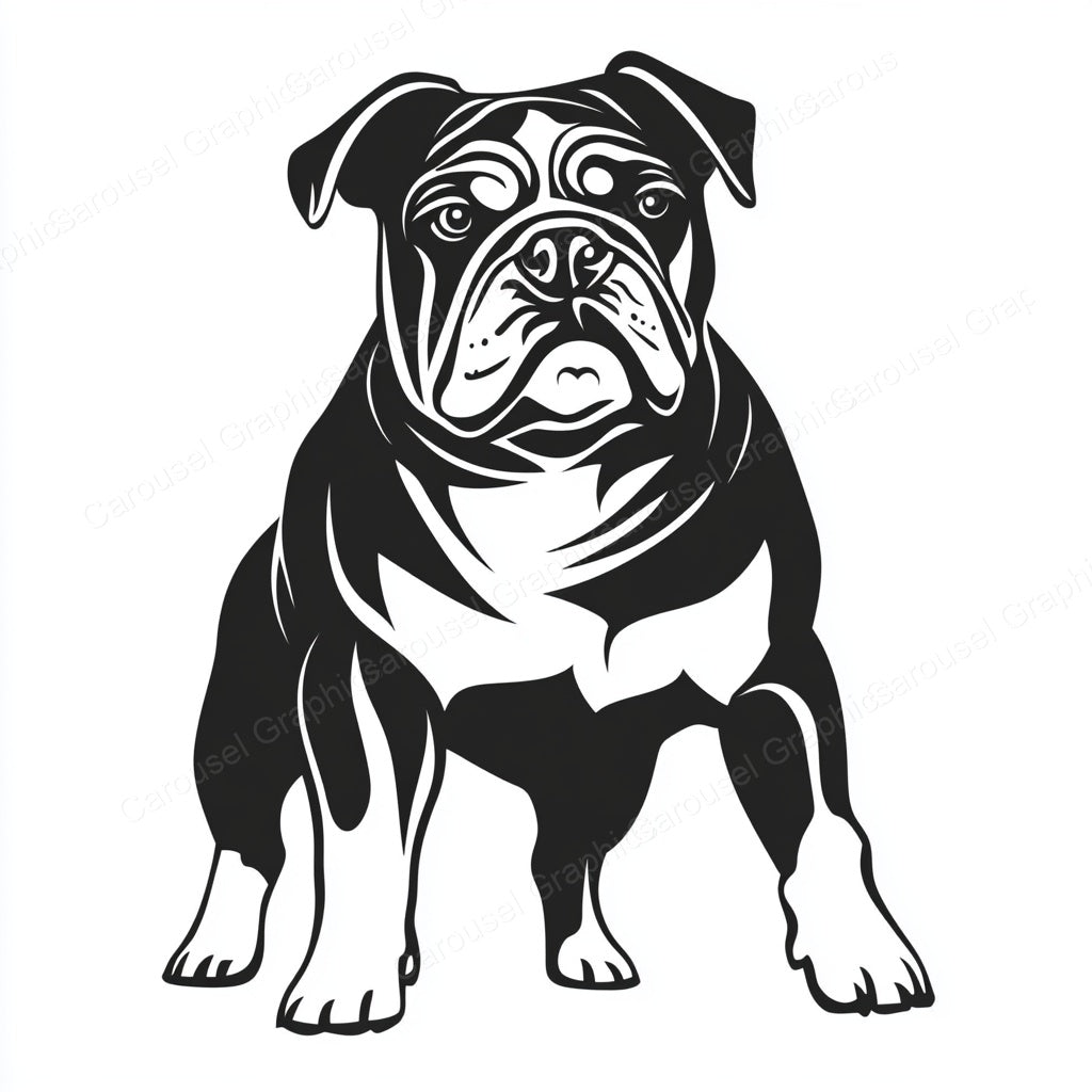 Bulldog Vector Graphic preview
