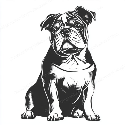 Bulldog Vector Graphic preview
