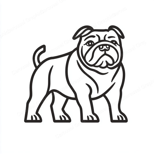 Bulldog Vector Graphic preview