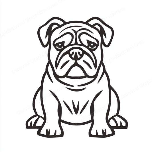 Bulldog Vector Graphic preview