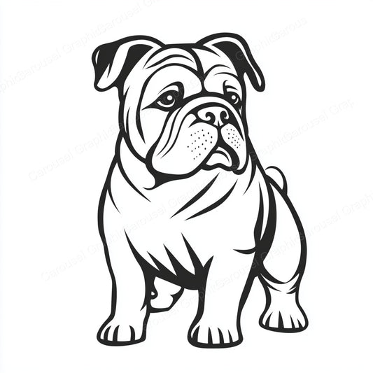 Bulldog Vector Graphic preview