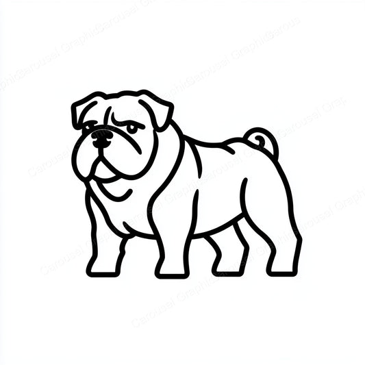 Bulldog Vector Graphic preview