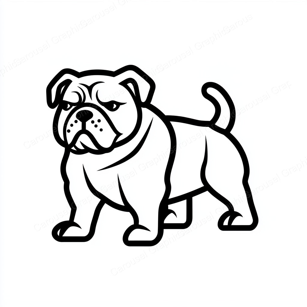Bulldog Vector Graphic preview