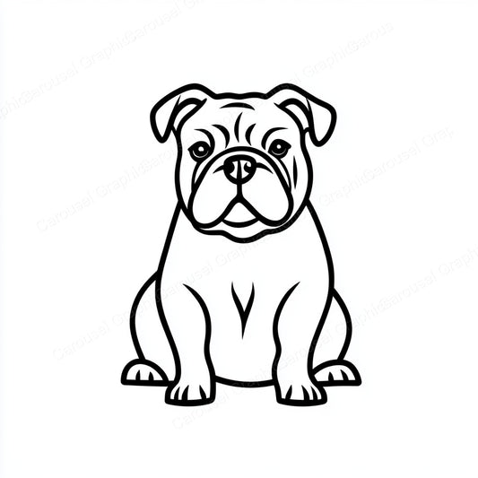 Bulldog Vector Graphic preview