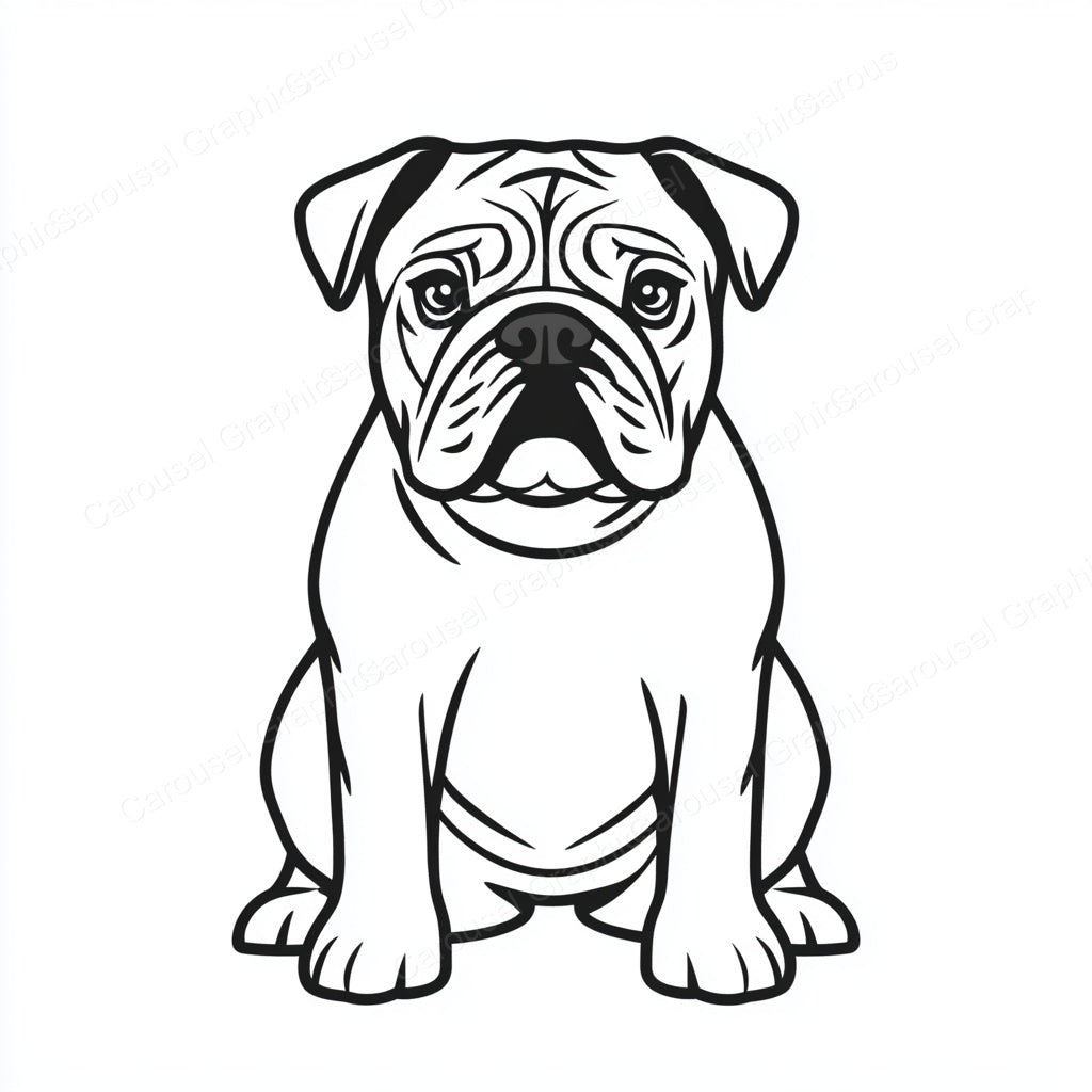 Bulldog Vector Graphic preview