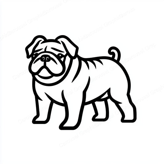 Bulldog Vector Graphic preview