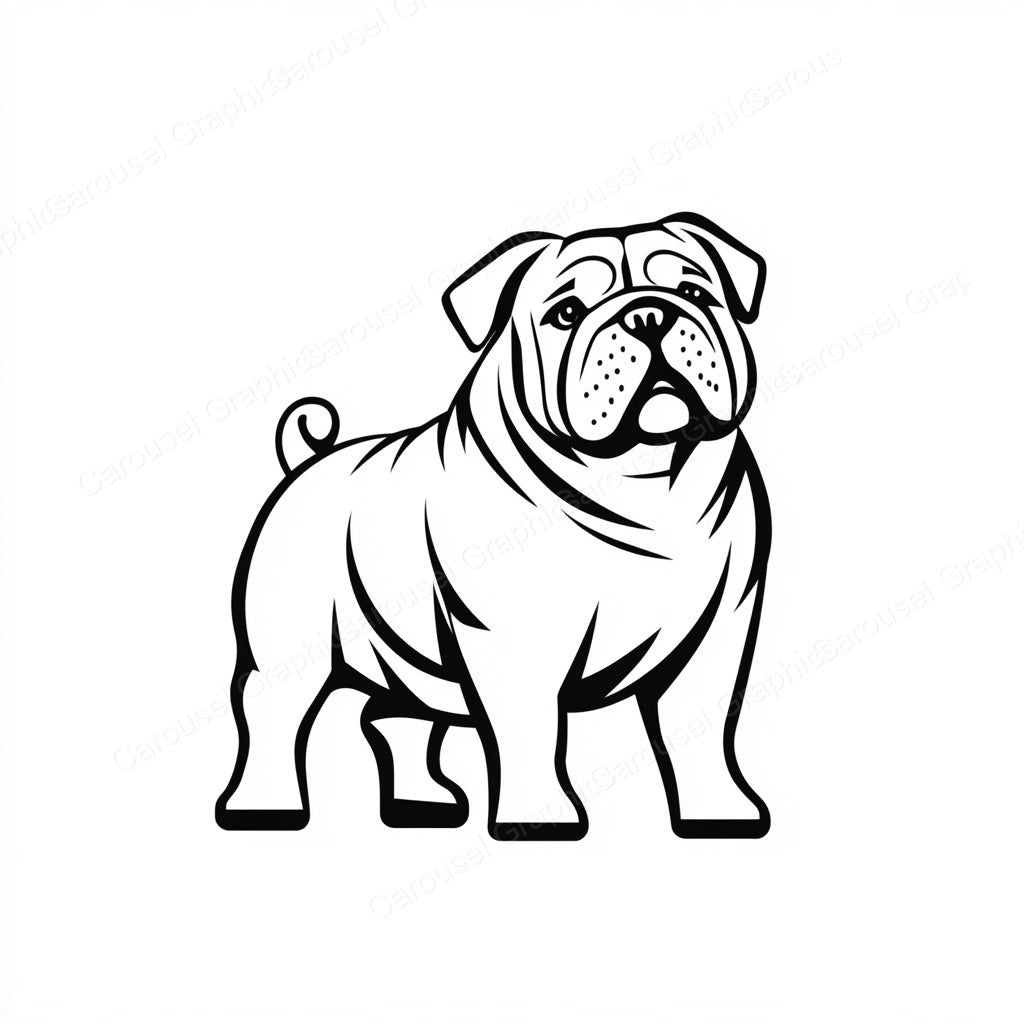 Bulldog Vector Graphic preview