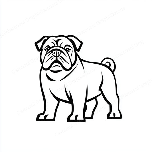 Bulldog Vector Graphic preview