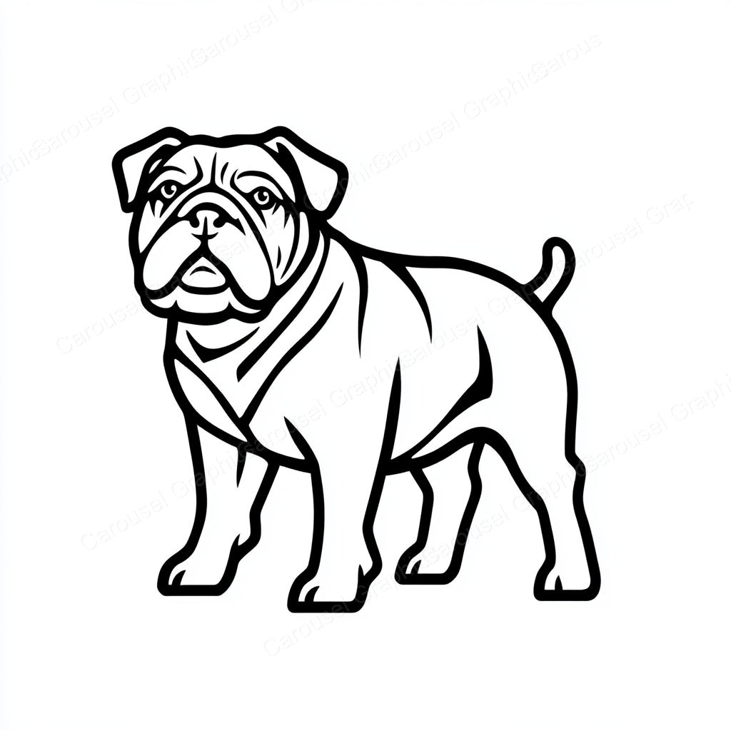 Bulldog Vector Graphic preview