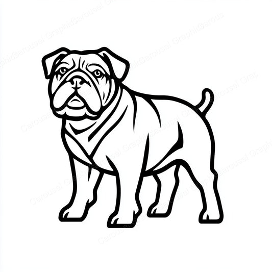 Bulldog Vector Graphic preview