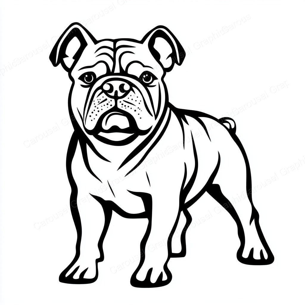Bulldog Vector Graphic preview