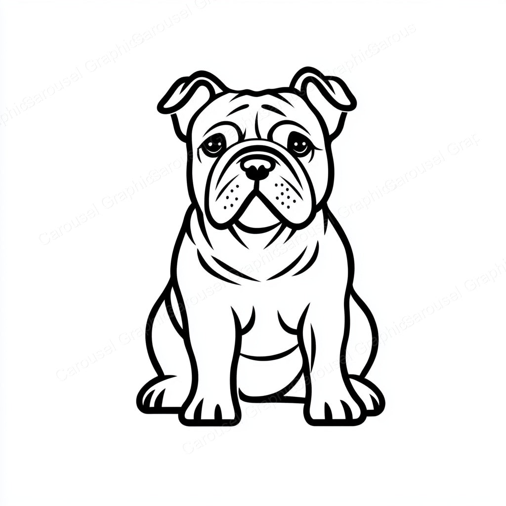 Bulldog Vector Graphic preview