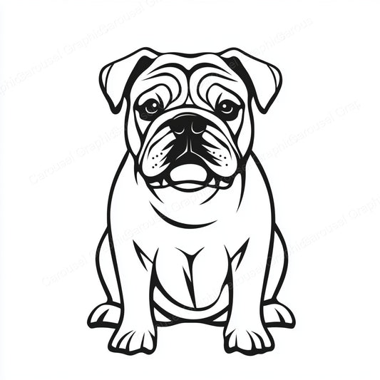 Bulldog Vector Graphic preview