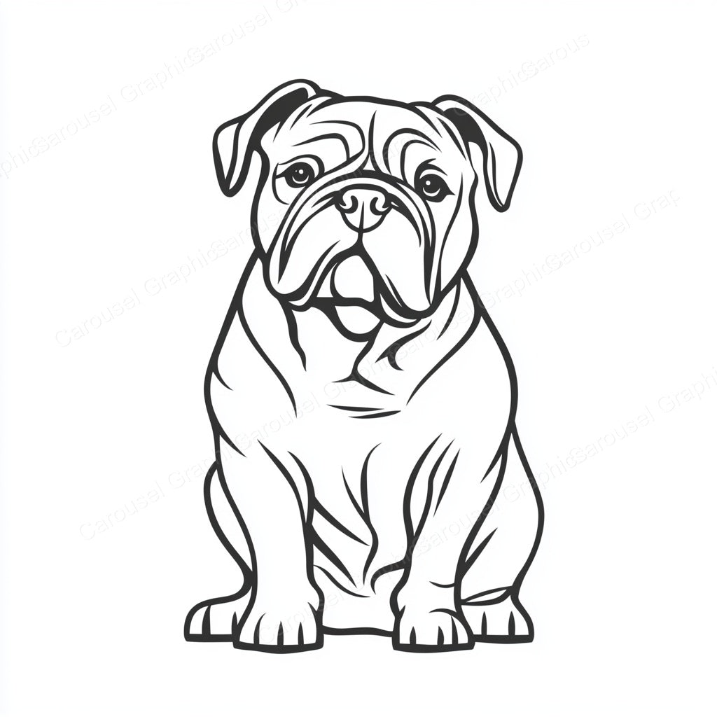 Bulldog Vector Graphic preview