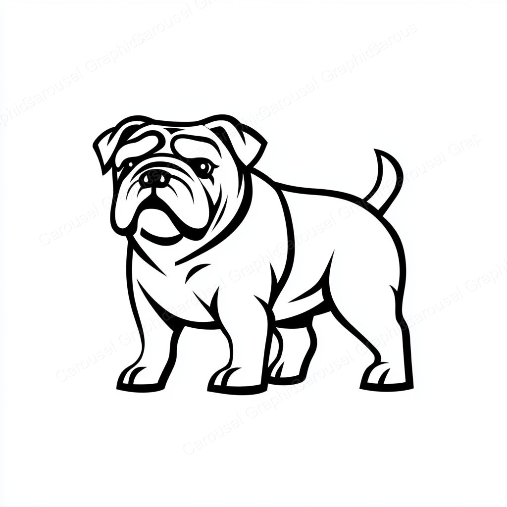 Bulldog Vector Graphic preview