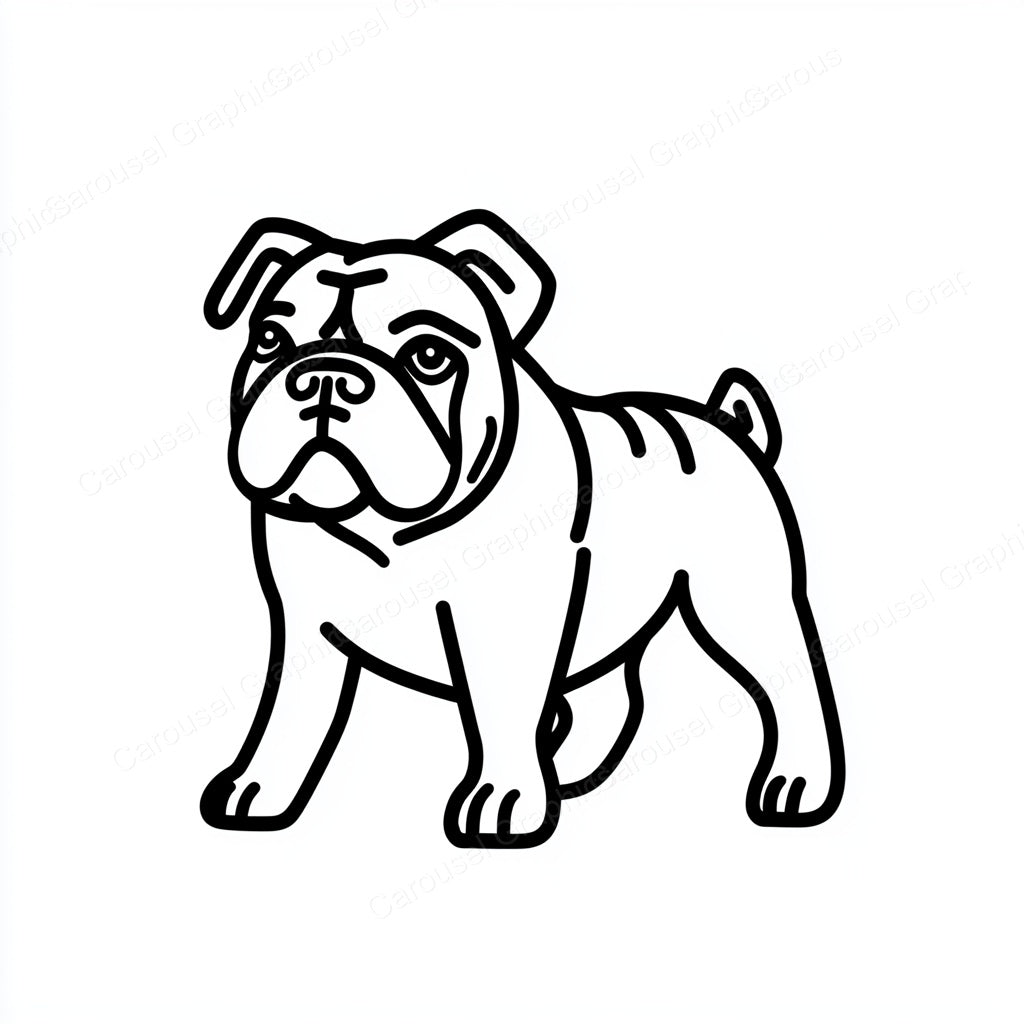 Bulldog Vector Graphic preview