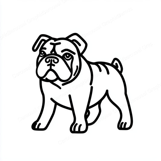 Bulldog Vector Graphic preview