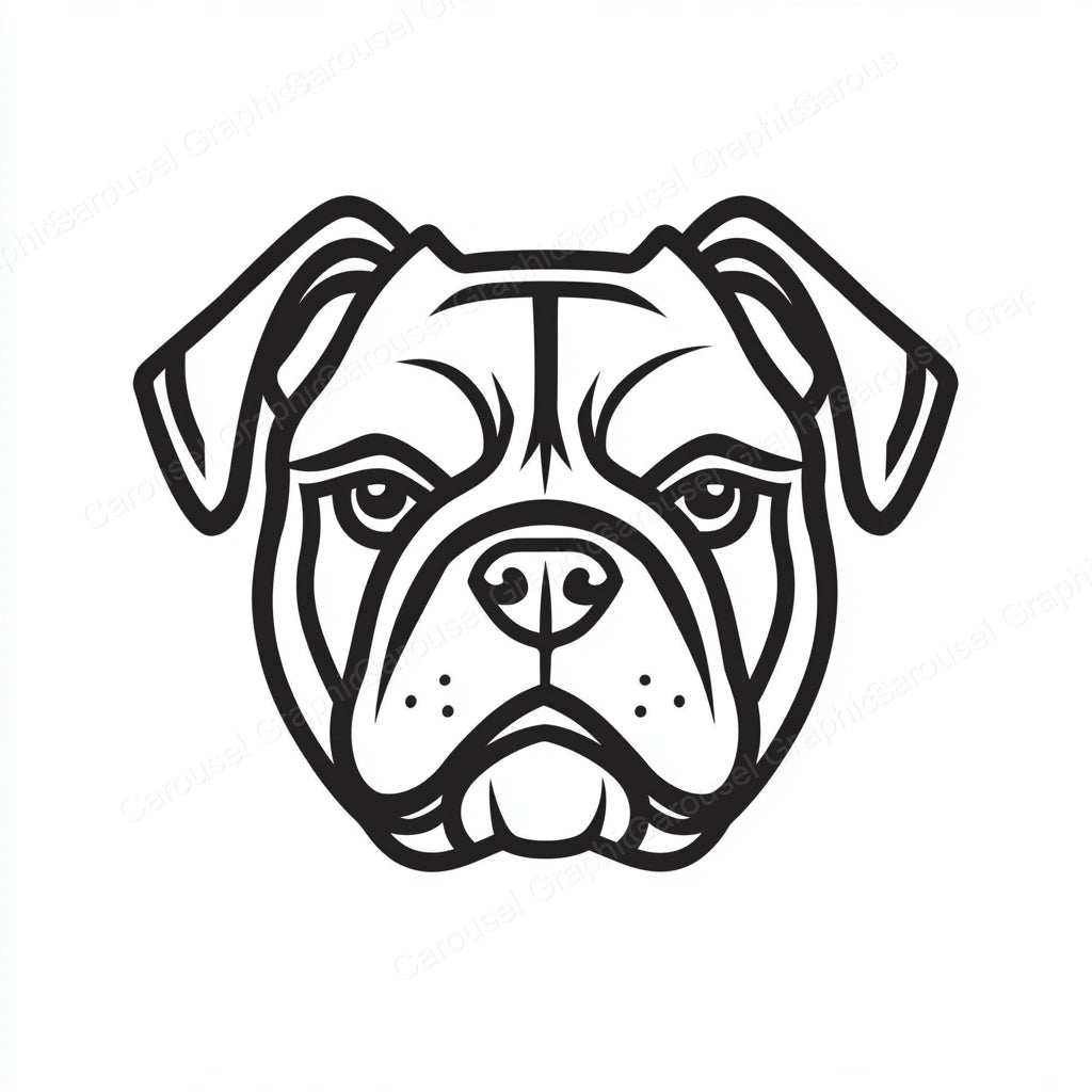 Bulldog Vector Graphic preview