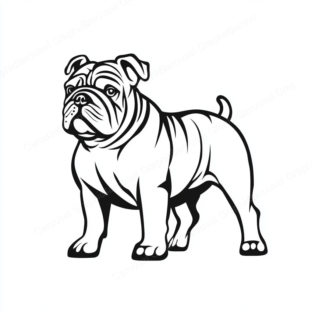 Bulldog Vector Graphic preview